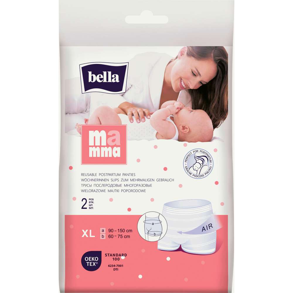 Produktabbildung Bella Mamma Wöchnerinnenslip 2er, XL