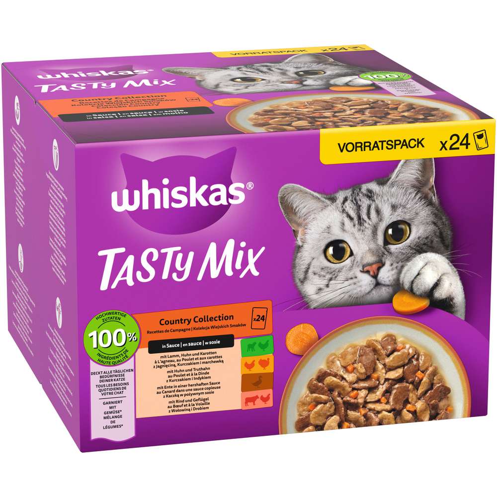 Produktabbildung Whiskas Katzen-Nassfutter, Tasty Mix Country