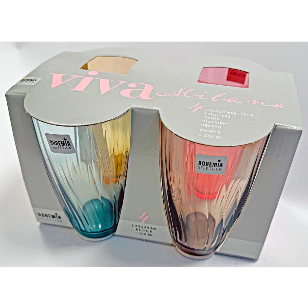 Produktabbildung Bohemia Longdrinkbecher 4er Set Viva Milano
