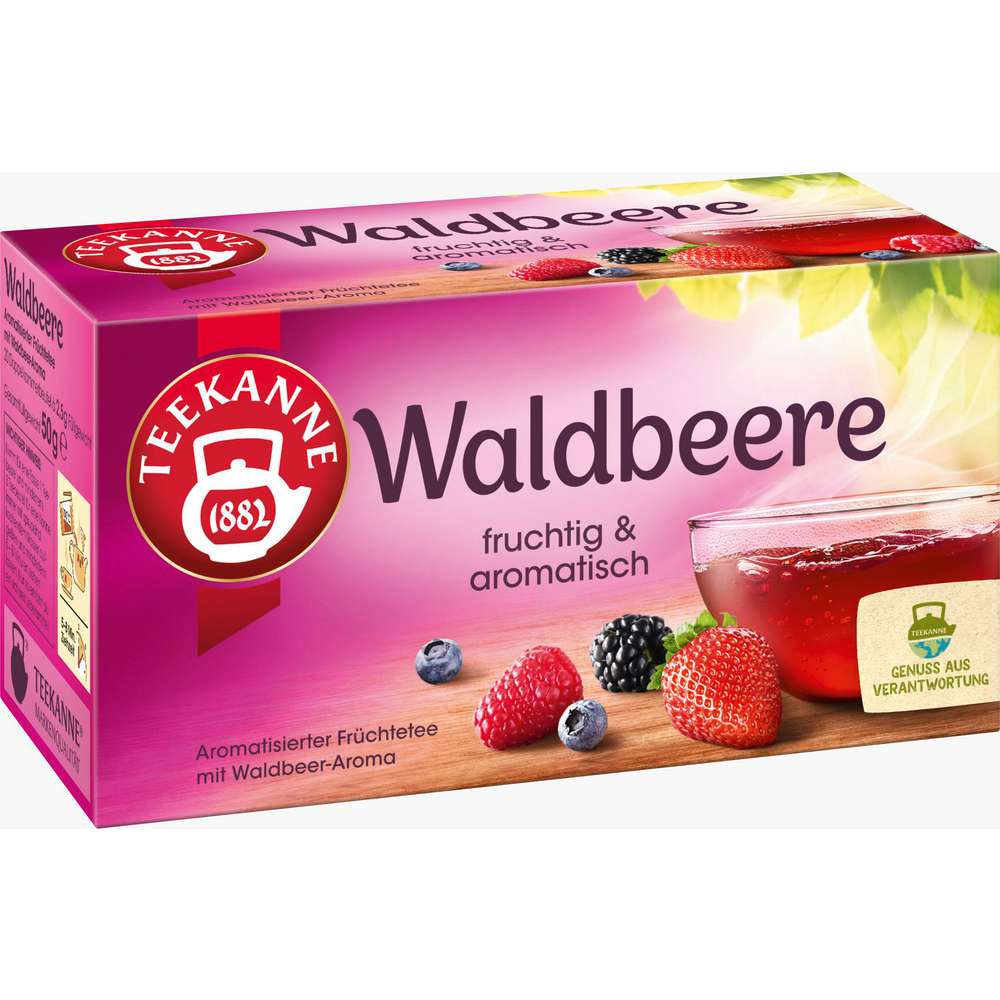 Produktabbildung Teekanne Früchtetee Waldbeere