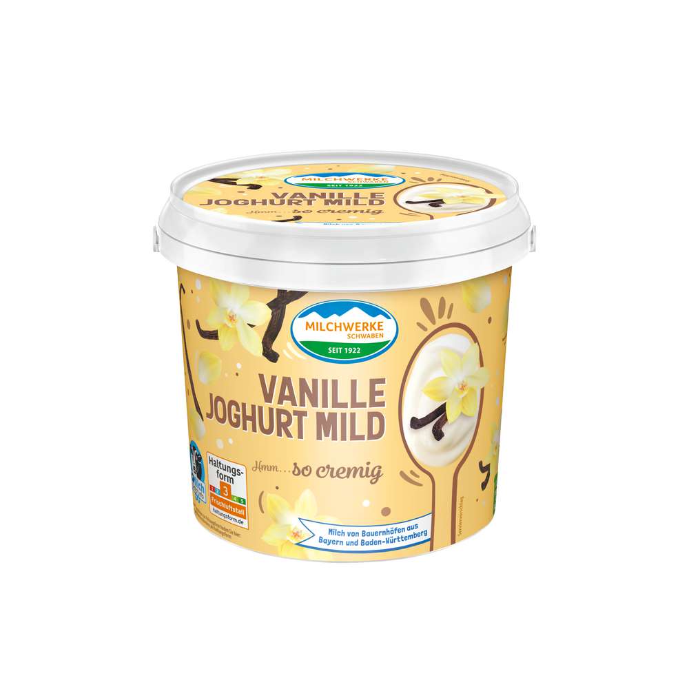 Produktabbildung Milchwerke Schwaben Fruchtjoghurt, Vanille