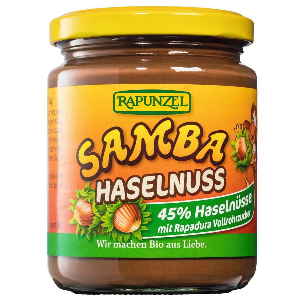 Produktabbildung Rapunzel Brotaufstrich Samba Haselnuss