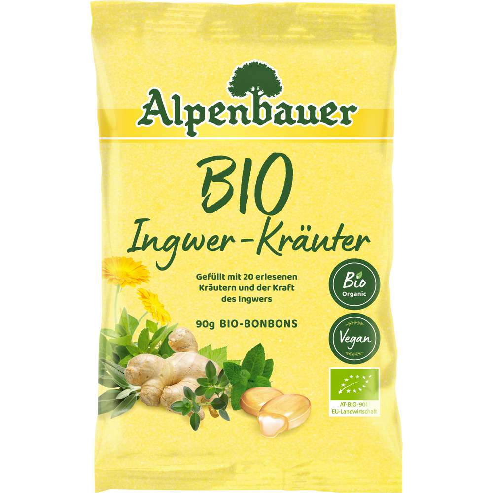 Produktabbildung Alpenbauer Bonbons Ingwer-Kräuter