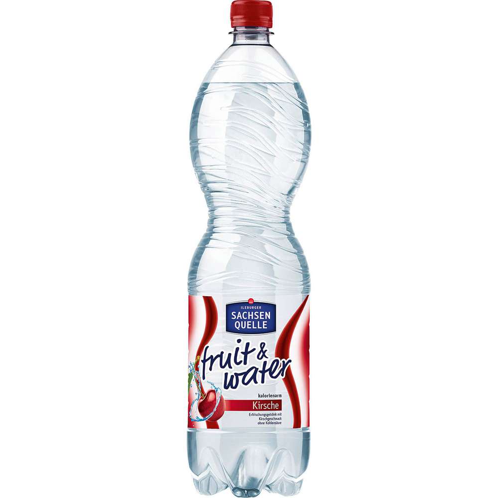Produktabbildung Ileburger Sachsen Quelle Mineralwasser fruit & water, Kirsch-Geschmack, naturell