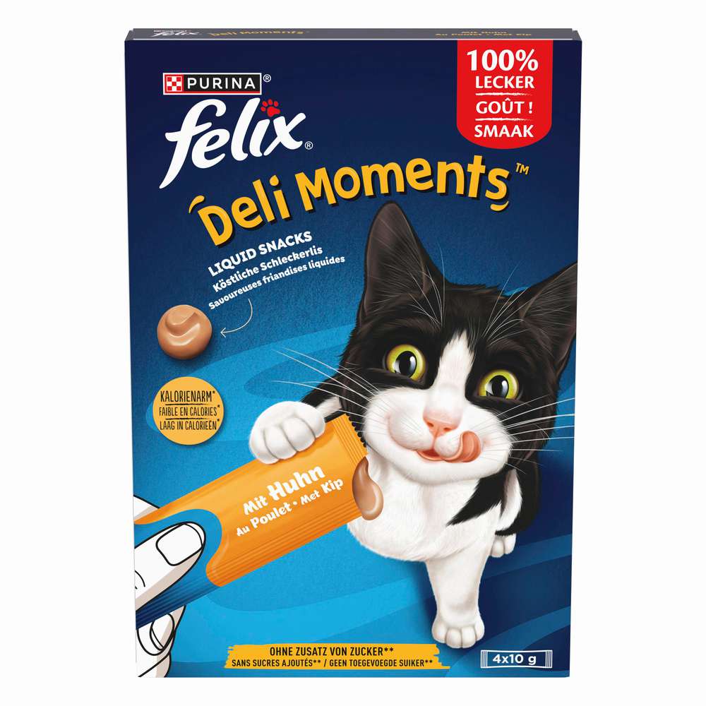 Produktabbildung Felix Katzen-Snack Deli Moments, Huhn