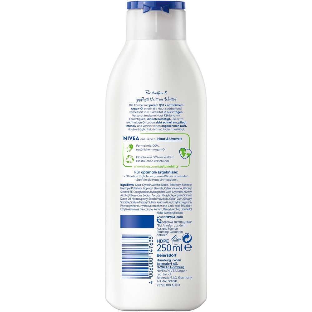 Produktabbildung Nivea Body Öl-Lotion Q10, straffen