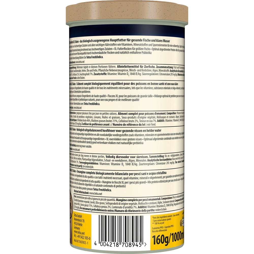 Produktabbildung Tetra Fischfutter XL Flakes