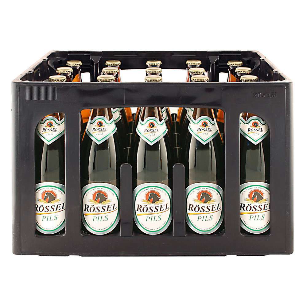 Produktabbildung Rössel Pilsener Bier 4,9% (20x 0,500 Liter)