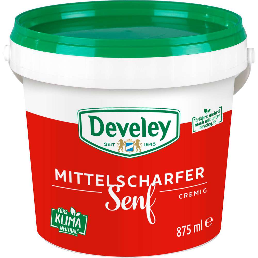 Produktabbildung Develey Senf, mittelscharf