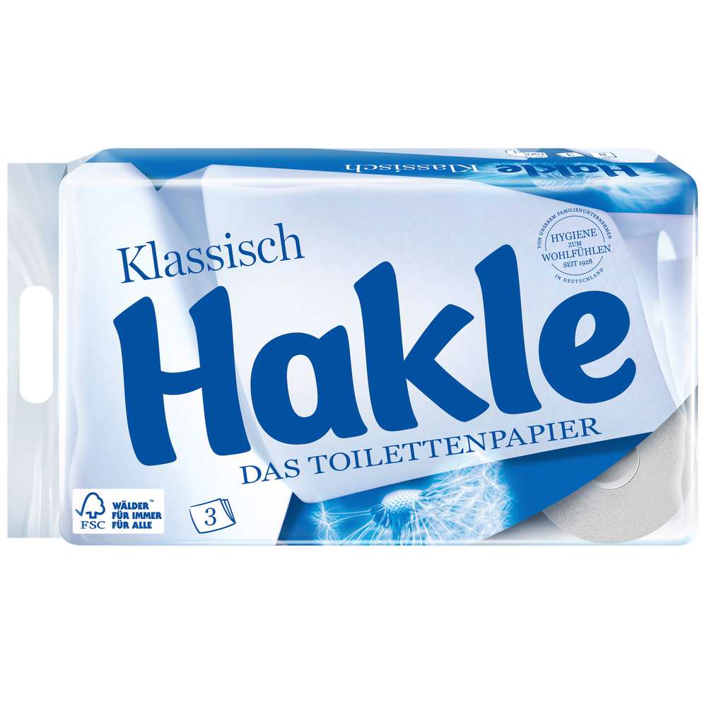 Produktabbildung Hakle Toilettenpapier Super Vlaush, 3-lagig
