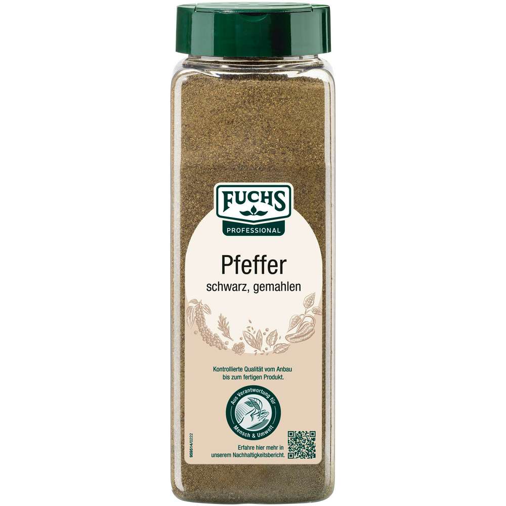 Produktabbildung Fuchs Pfeffer schwarz, gemahlen