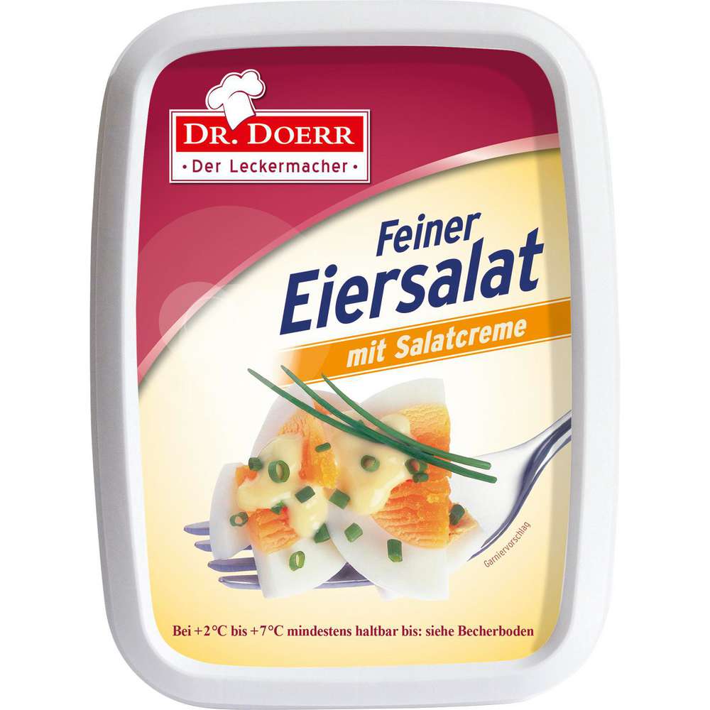 Produktabbildung Dr. Doerr Eiersalat mit Salatcreme