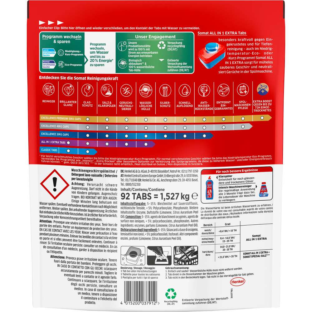 Produktabbildung Somat Spülmaschinen-Tabs All in 1 Extra