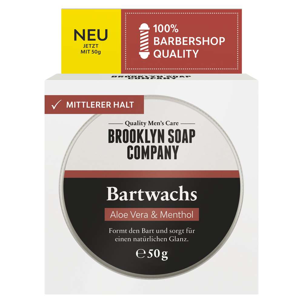 Produktabbildung Brooklyn Bartwachs Aloe Vera &Menthol