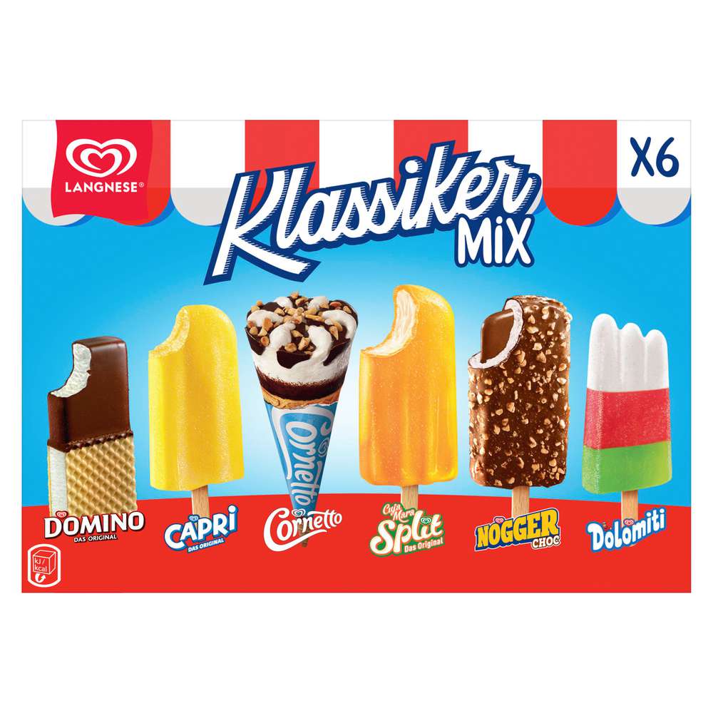 Produktabbildung Langnese Stiel-Eis, Klassiker Mix