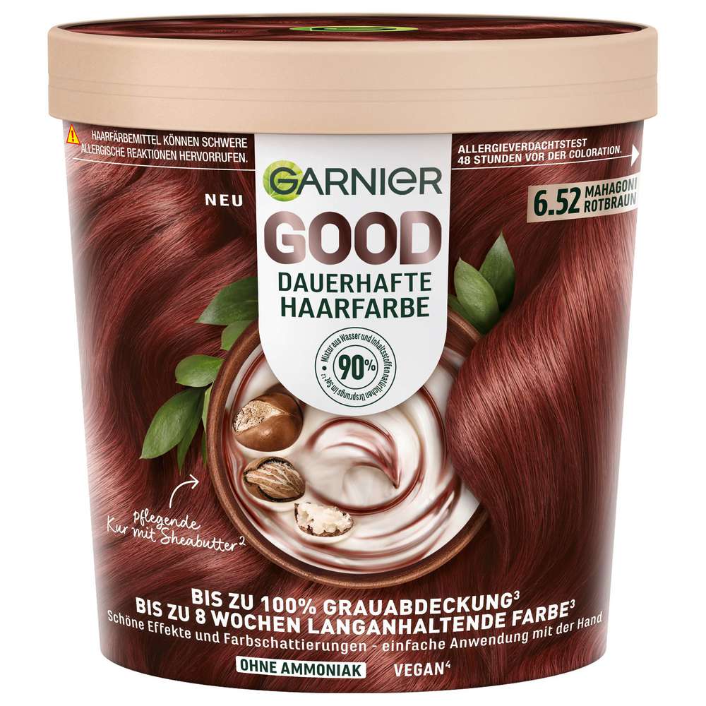 Produktabbildung Garnier Good Haarfarbe, 6.52 Mahogoni Rotbraun