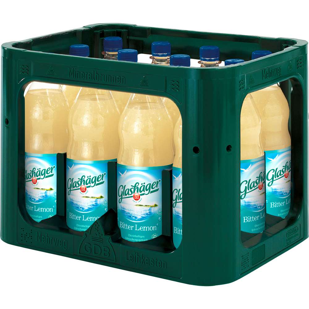 Produktabbildung Glashäger Bitter Lemon (12x 1,000 Liter)