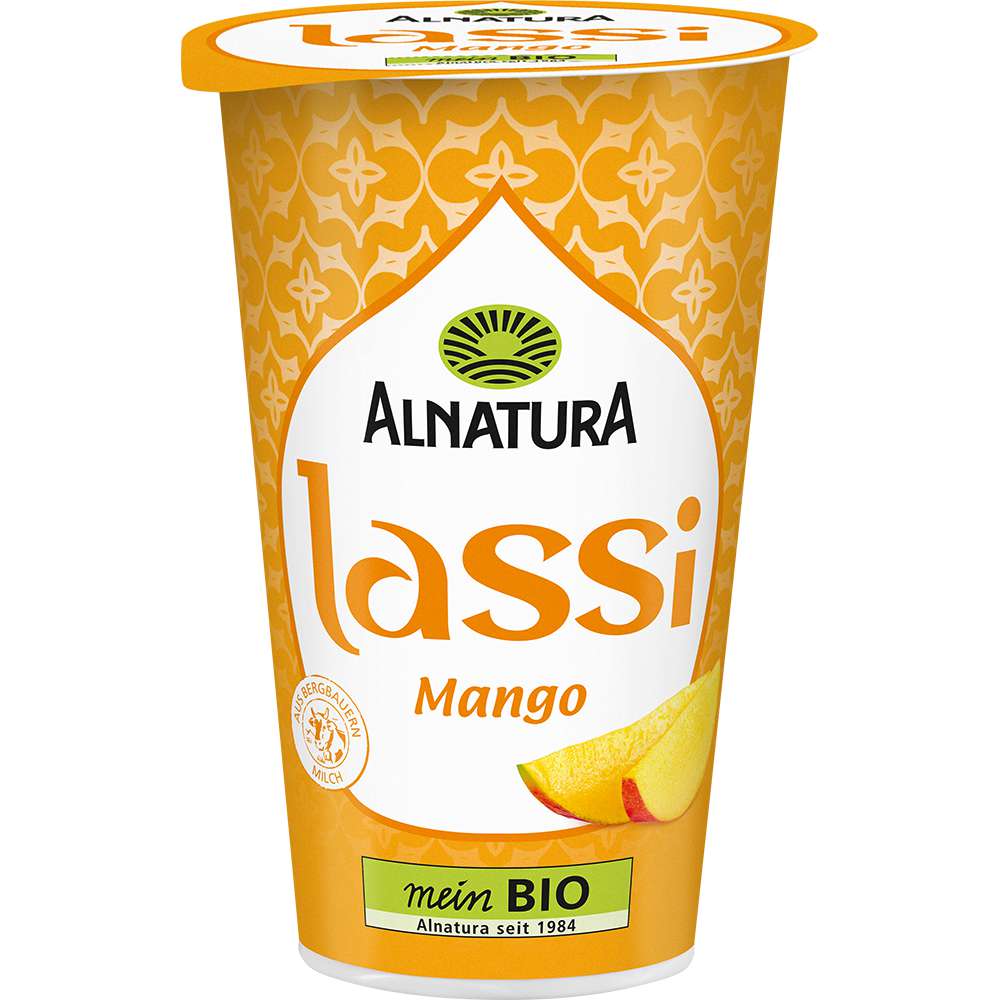Produktabbildung Alnatura Bio Joghurt-Drink Lassi, Mango
