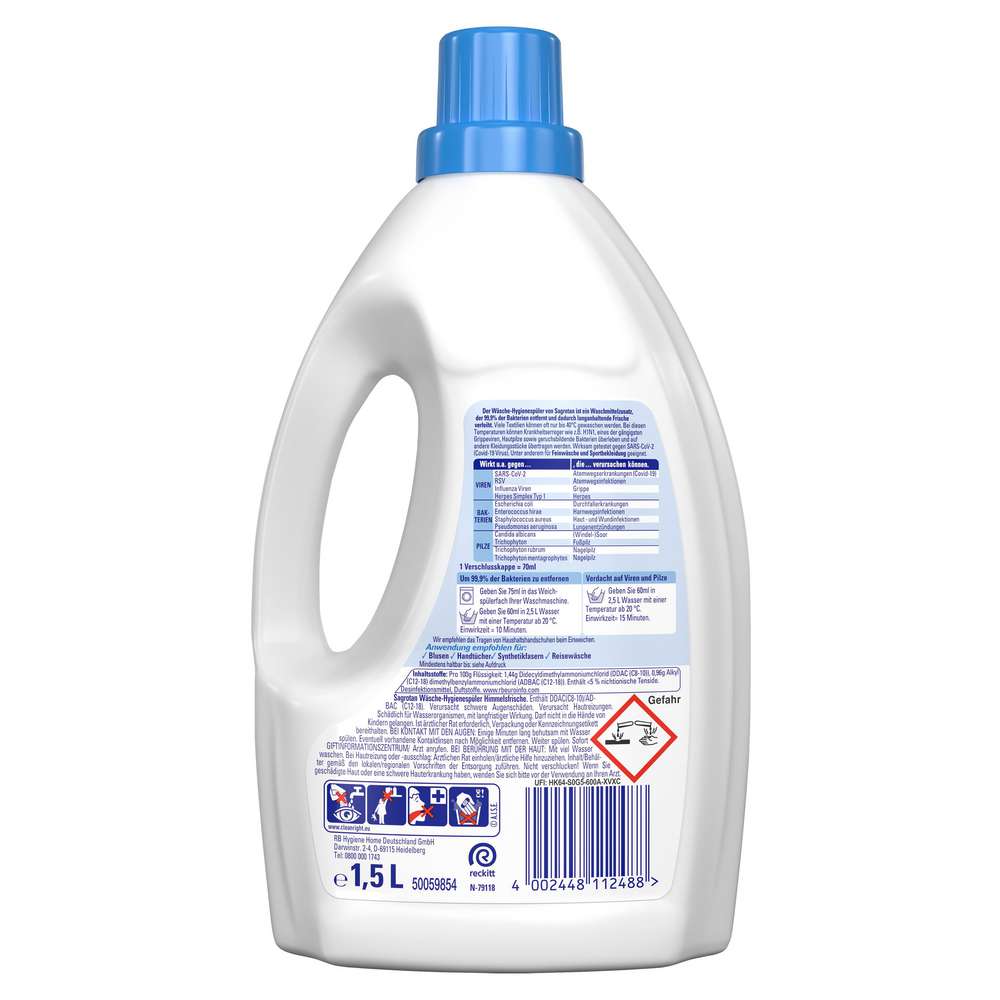 Produktabbildung Sagrotan Wäsche Hygienespüler, Frisch