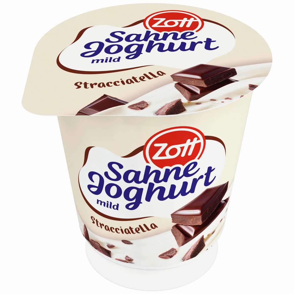 Produktabbildung Zott Sahnejoghurt, Stracciatella