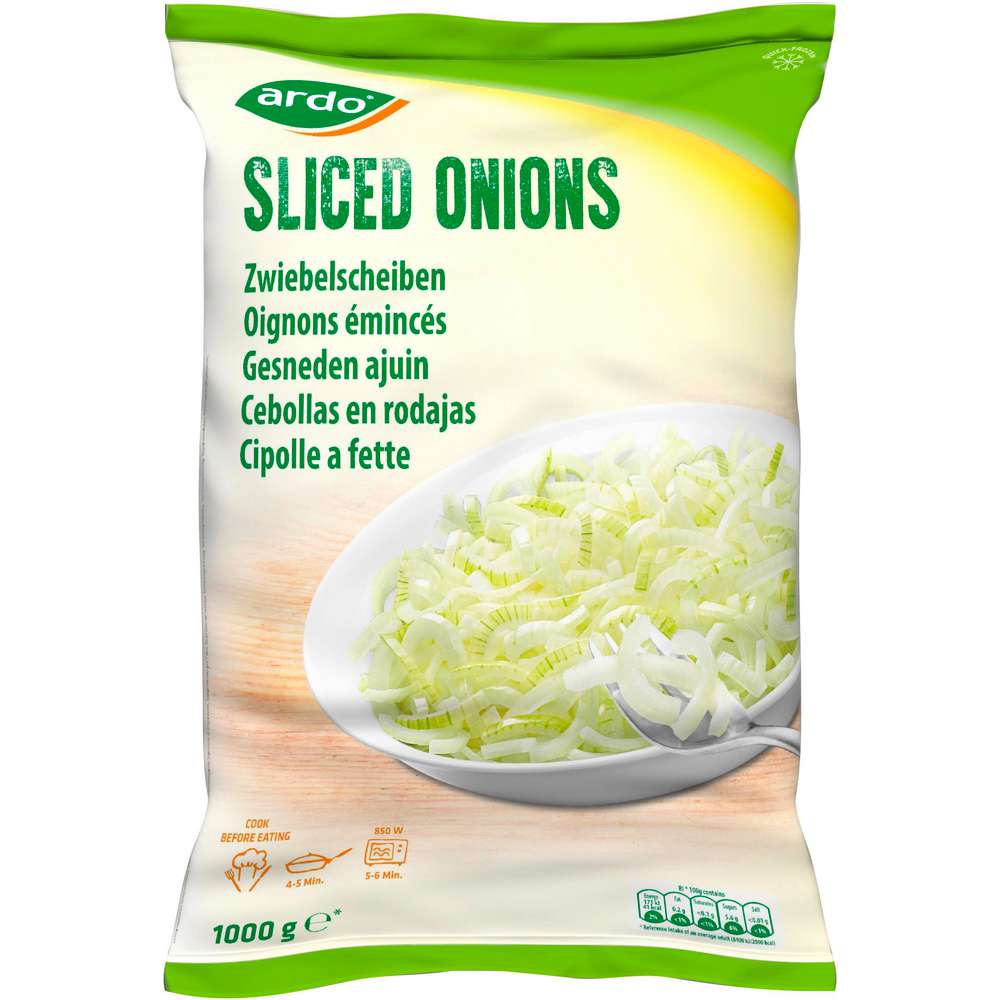Produktabbildung ardo Zwiebelscheiben, tiefgekühlt