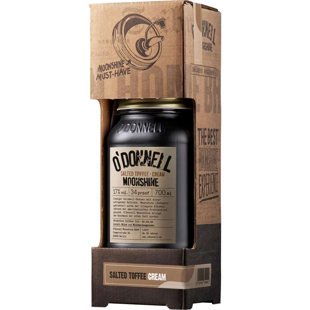 Produktabbildung O'Donnell Moonshine Salted Toffee 17 %