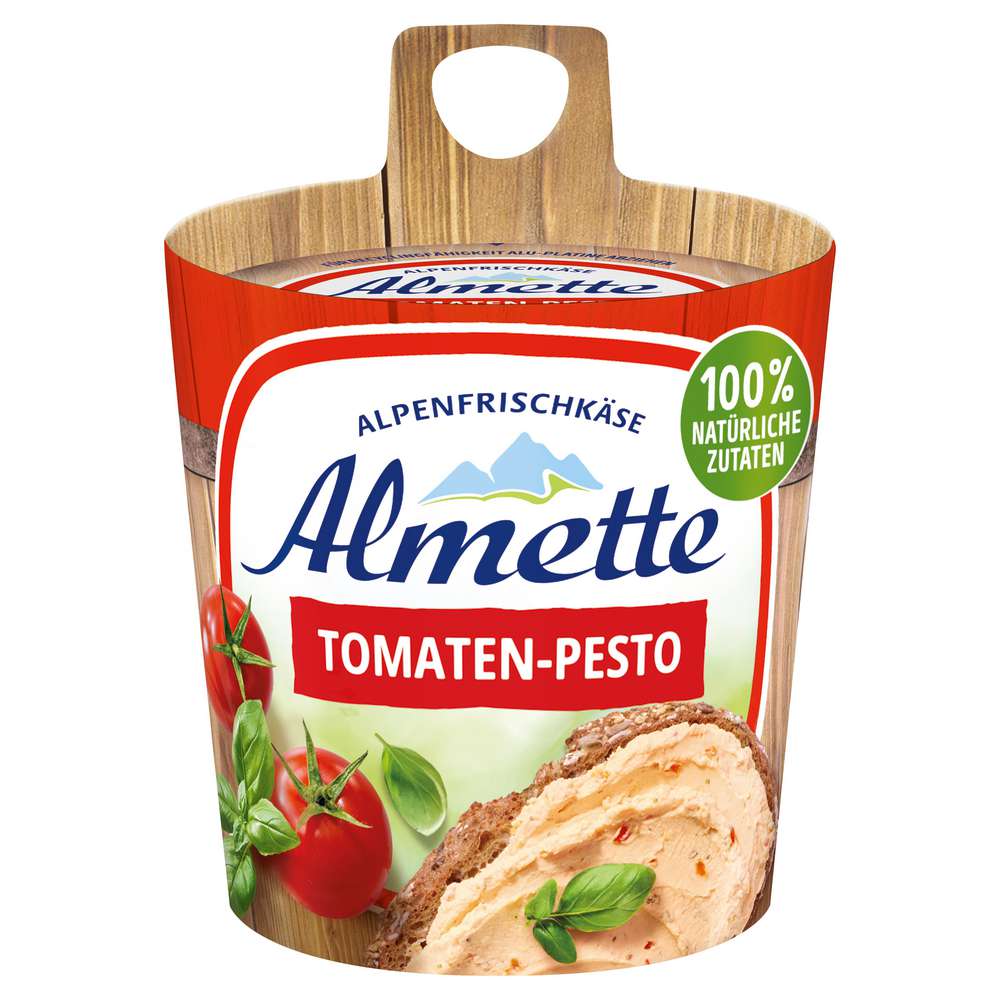 Produktabbildung Almette Frischkäse, Tomaten-Pesto