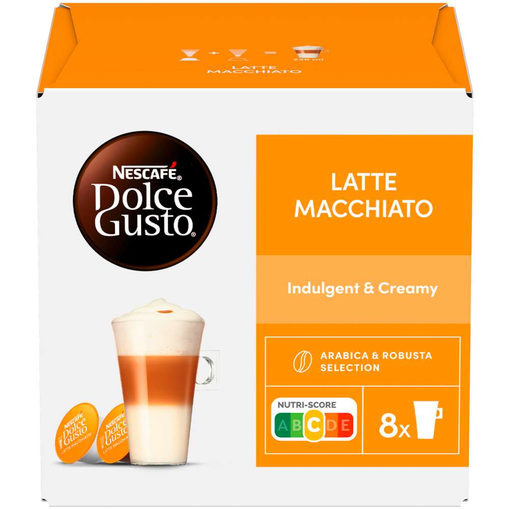 Produktabbildung Nescafe Kaffee Kapseln Dolce Gusto, Latte Macchiato