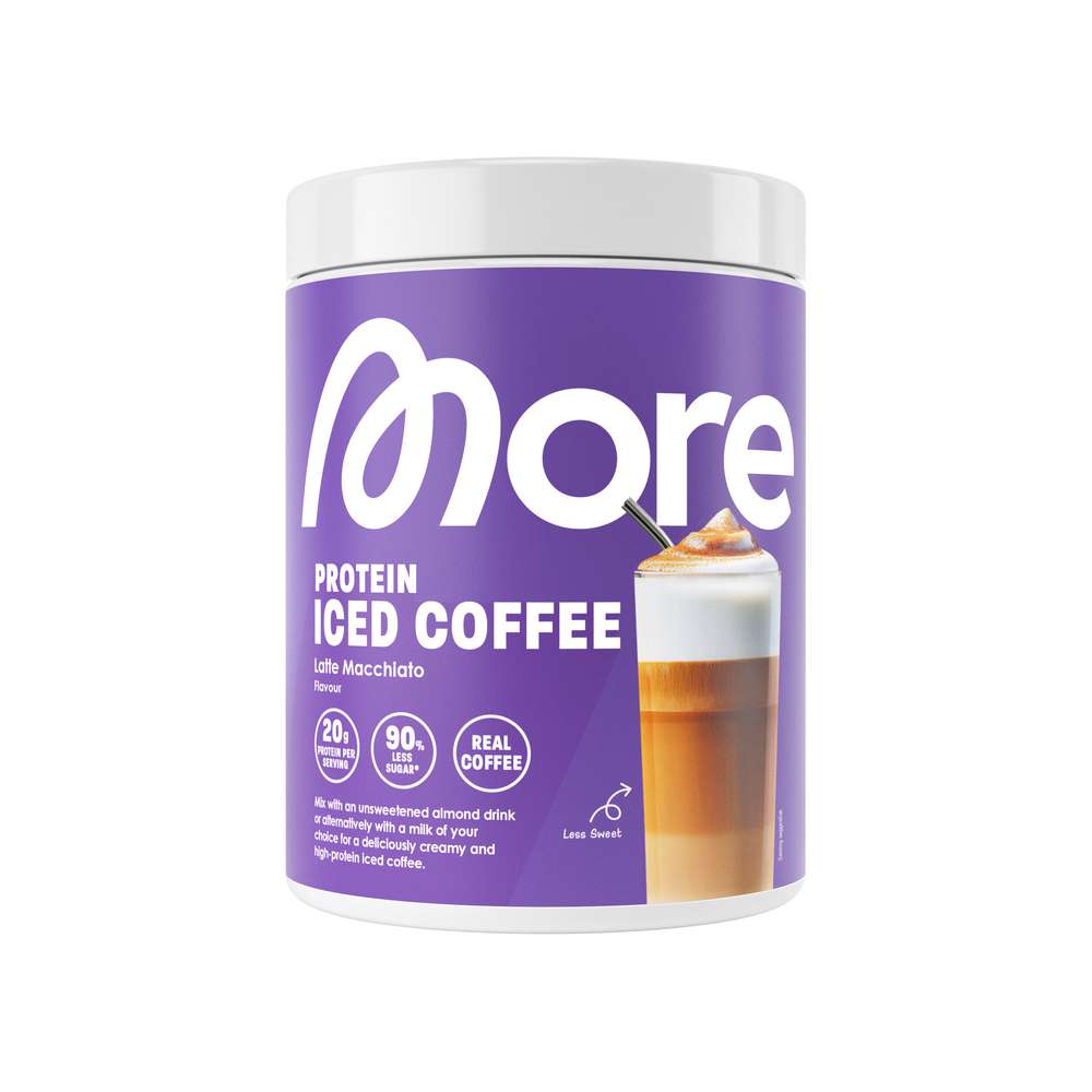 Produktabbildung More Protein Pulver Iced Coffee, Latte Macchiato
