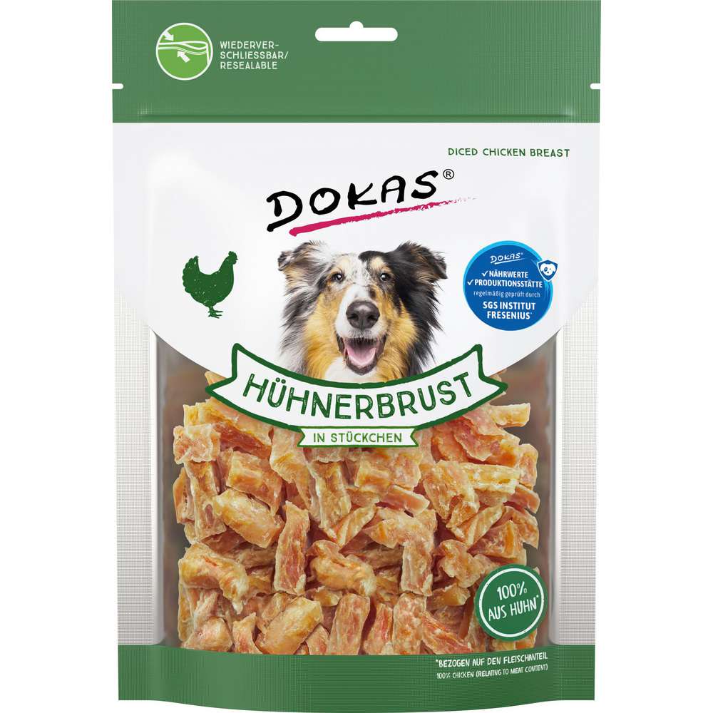 Produktabbildung Dokas Hunde-Snack Hühnerbrust