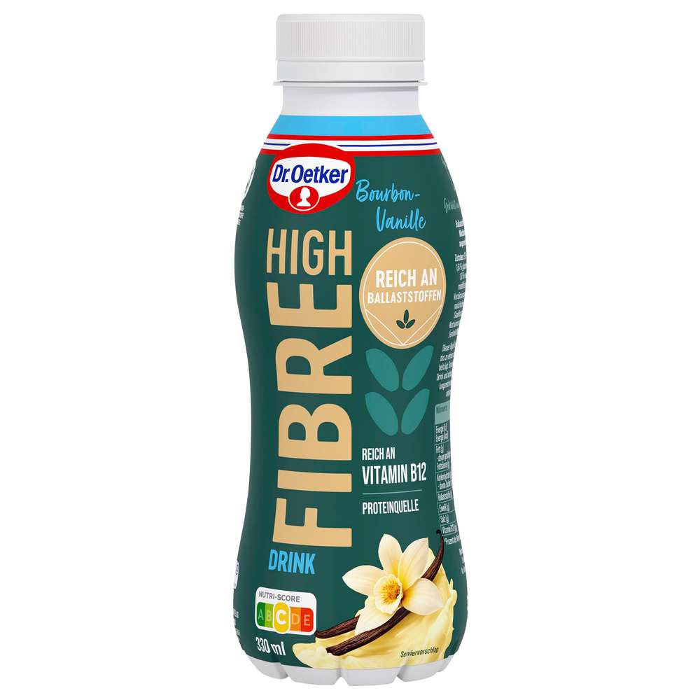 Produktabbildung Dr. Oetker High Fibre Drink Bourbon-Vanille