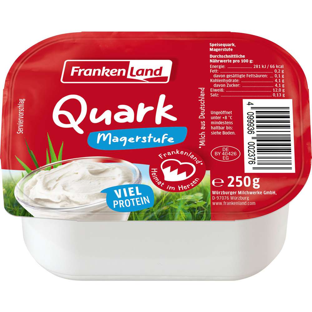 Produktabbildung Frankenland Speisequark, mager