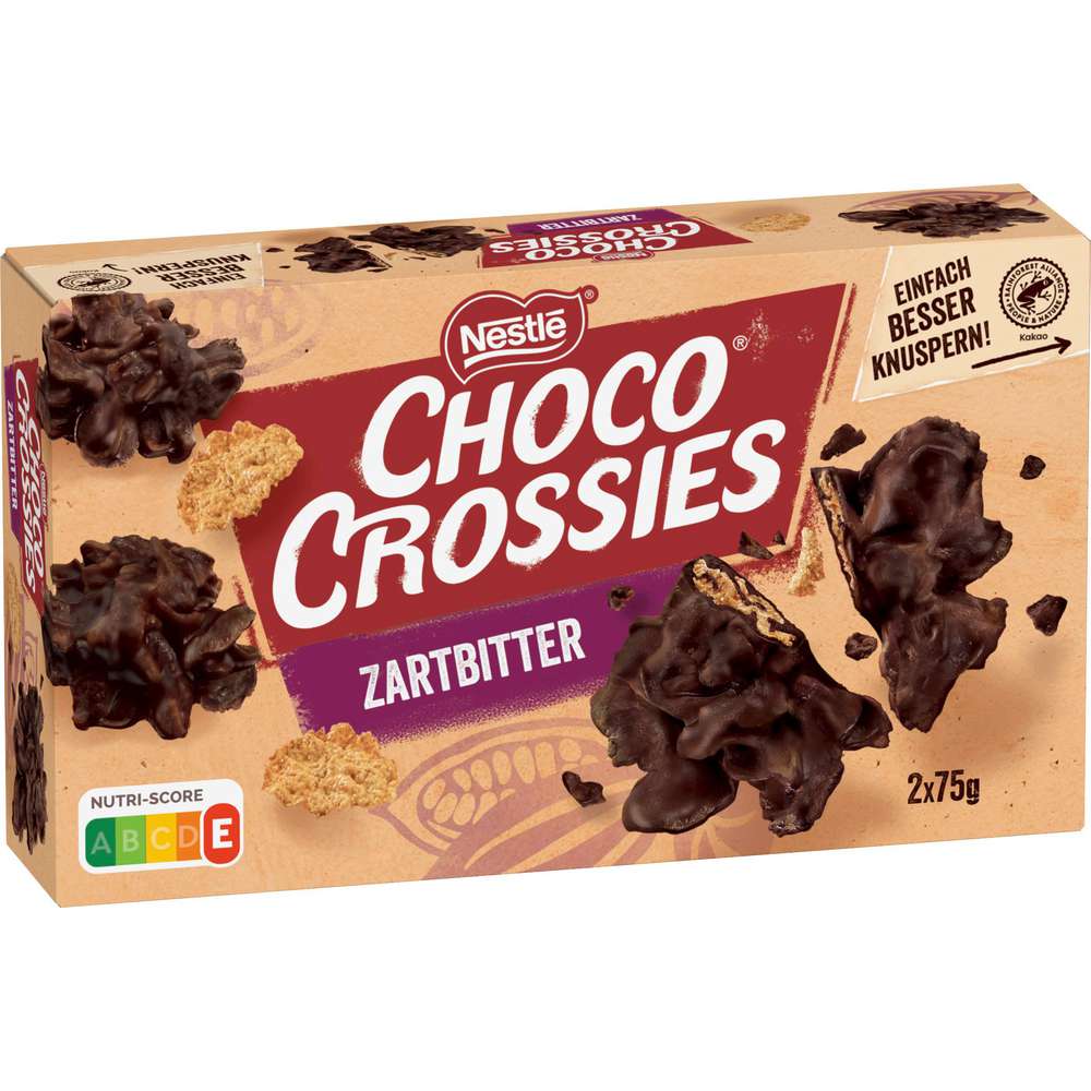 Produktabbildung Nestle Choco Crossies, Feinherb