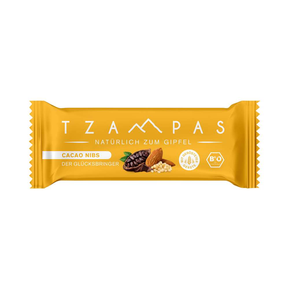 Produktabbildung TZAMPAS Energieriegel Cacao Nibs