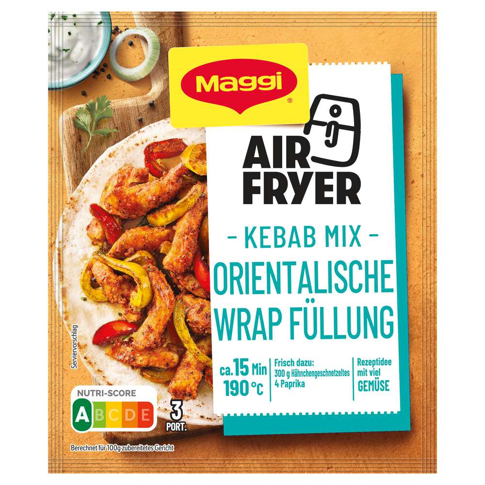 Produktabbildung Maggi Fix Airfryer Orient Wrap Kebap