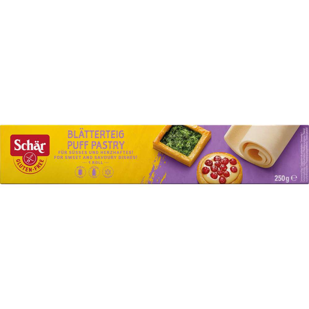 Produktabbildung Schär Blätterteig glutenfrei, tiefgekühlt