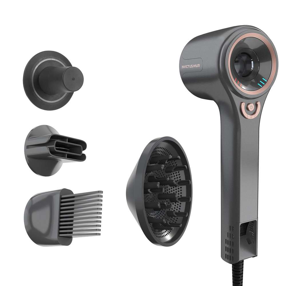 Produktabbildung Genius Haartrockner INVICTUS D7 grau 