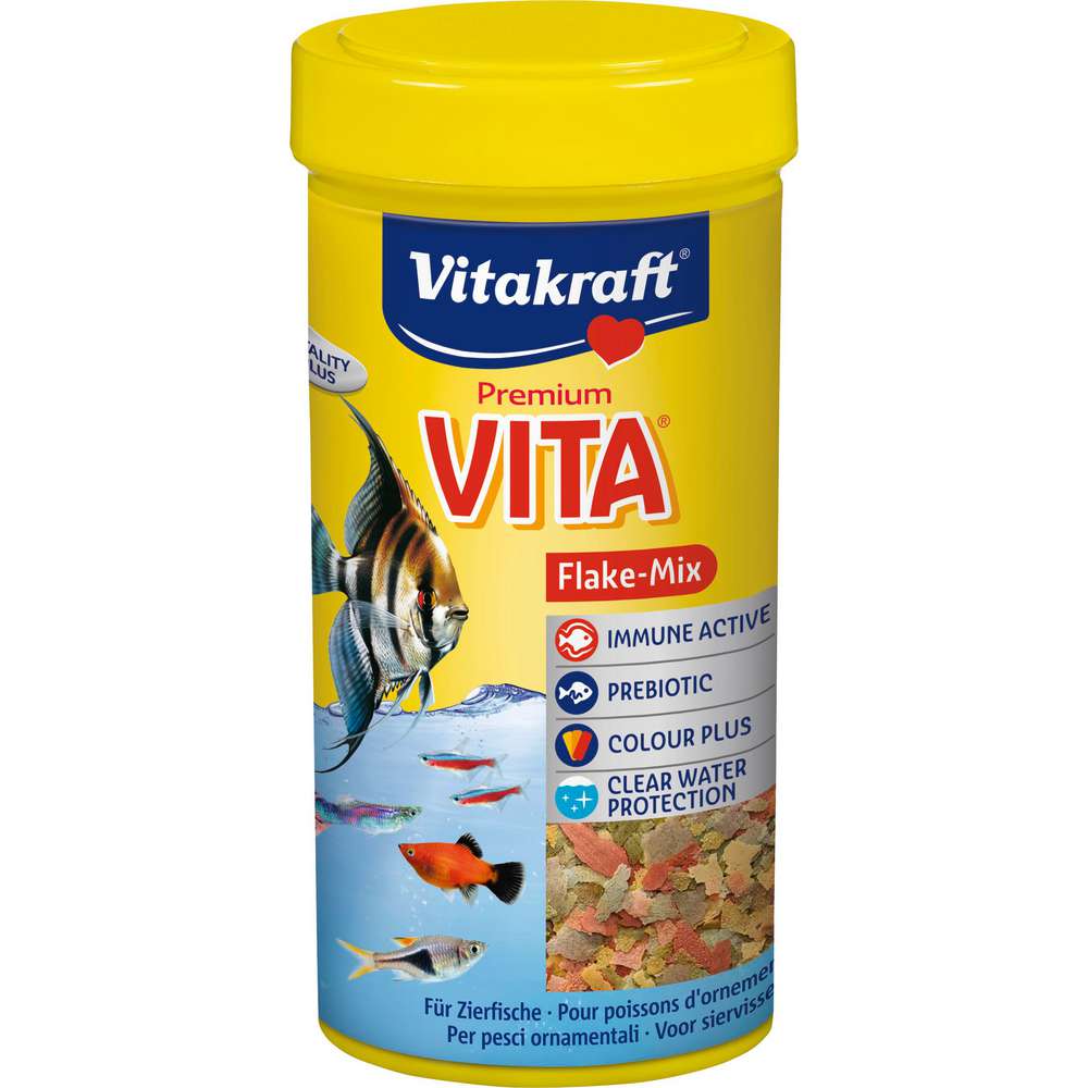 Produktabbildung Vitakraft Fisch-Futter Premium Vita, Flocken-Mix