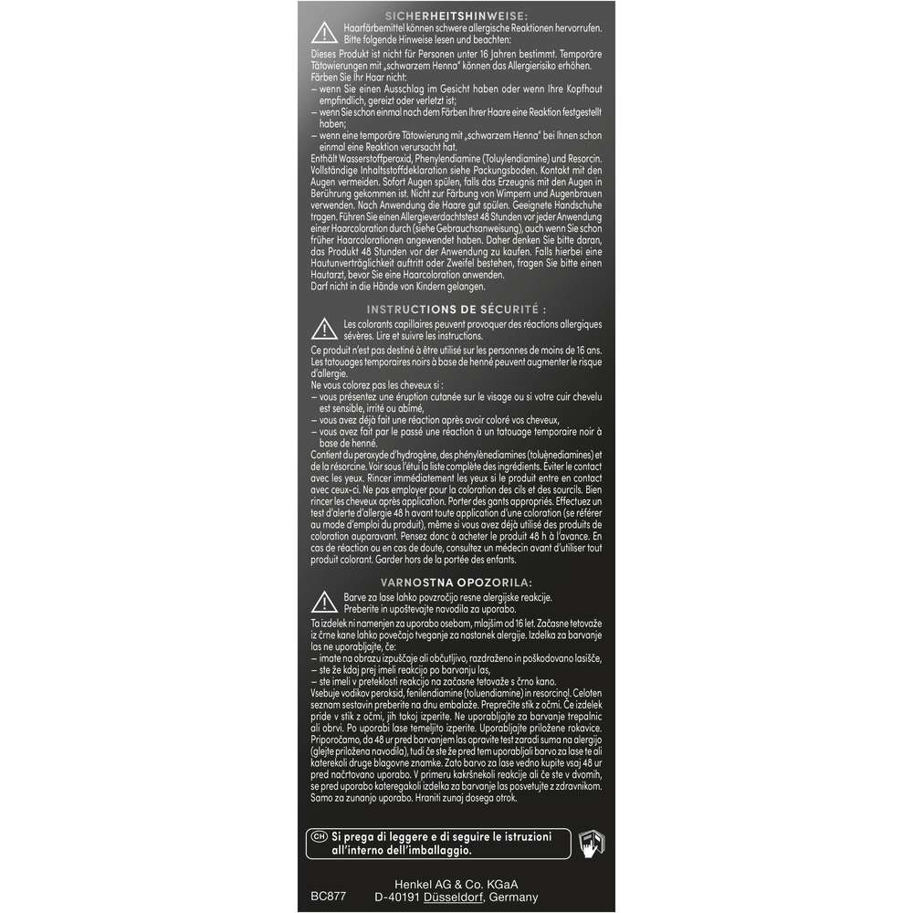 Produktabbildung Schwarzkopf Brillance Haarfarbe, 877 Helles Aschbraun