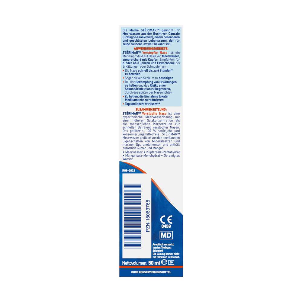 Produktabbildung Sterimar Nasenspray Verstopfte Nase 