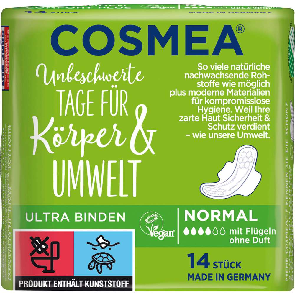 Produktabbildung Cosmea Ultra Binden, Normal Plus