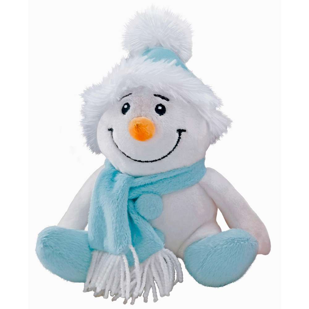 Produktabbildung Trötsch Plüsch-Schneemann türkis