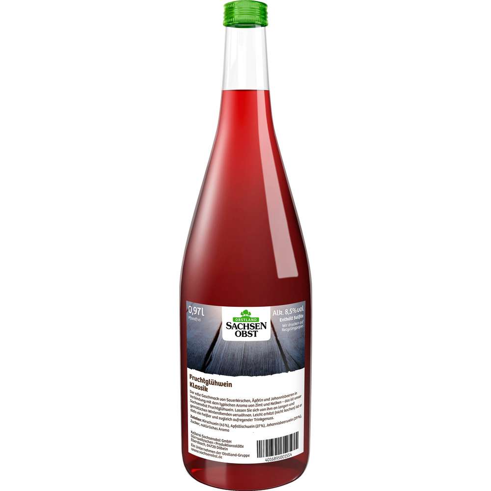 Produktabbildung Sachsenobst Frucht Glühwein, Klassik