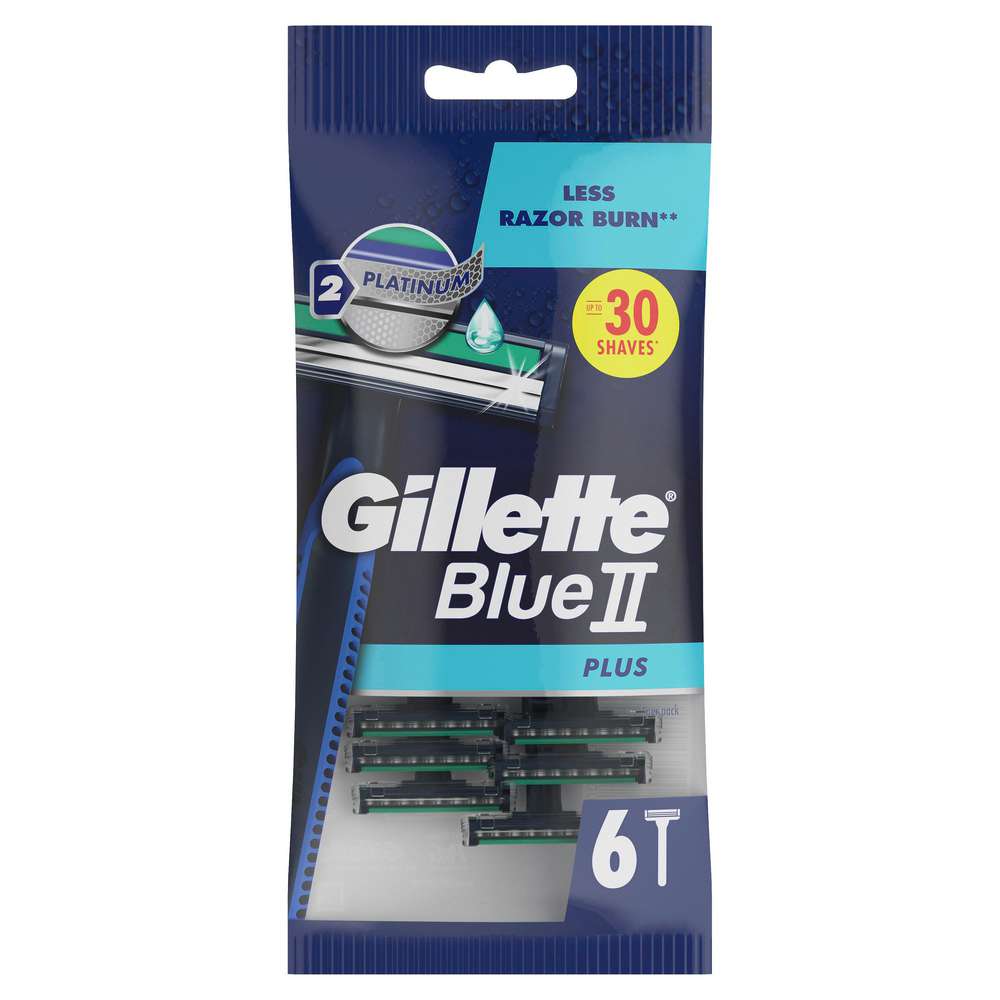 Produktabbildung Gillette Einwegrasierer Blue II Plus