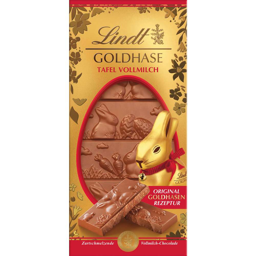Produktabbildung Lindt Goldhase Tafelschokolade Vollmilch