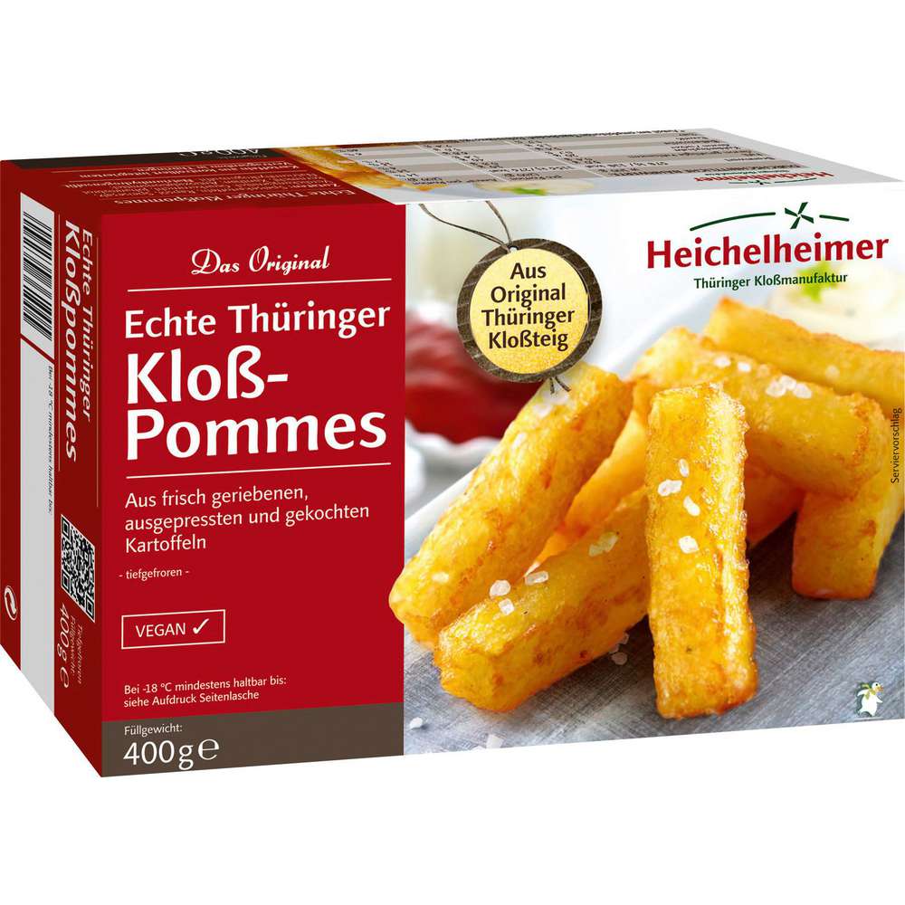 Produktabbildung Heichelheimer Thüringer Kloßpommes 