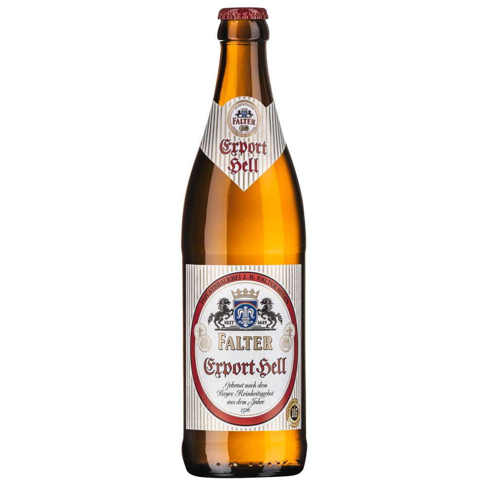 Produktabbildung Falter Bier, Export Hell 5,3%