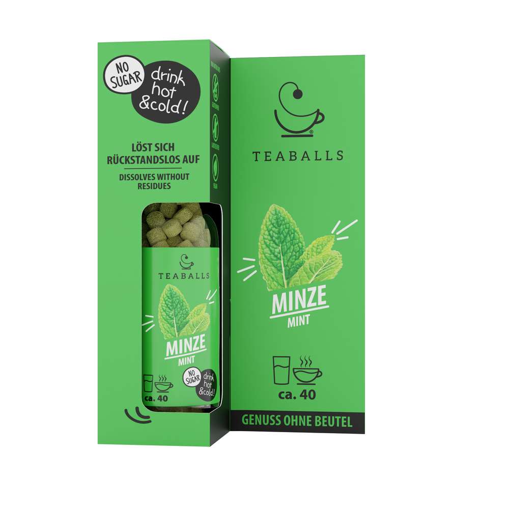 Produktabbildung Teaballs Instanttee-Balls, Minze