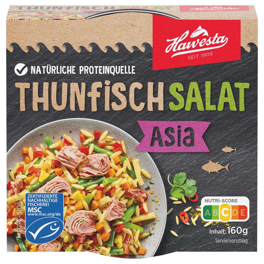 Produktabbildung Hawesta Thunfischsalat, Asia