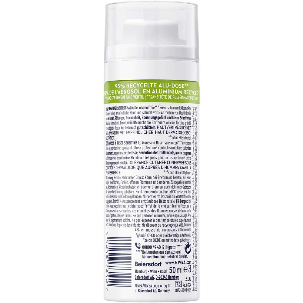 Produktabbildung Nivea Men Sensitive Rasierschaum